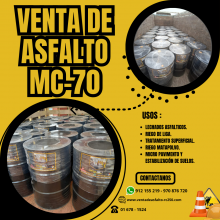 VENTA DE ASFALTO MC-70